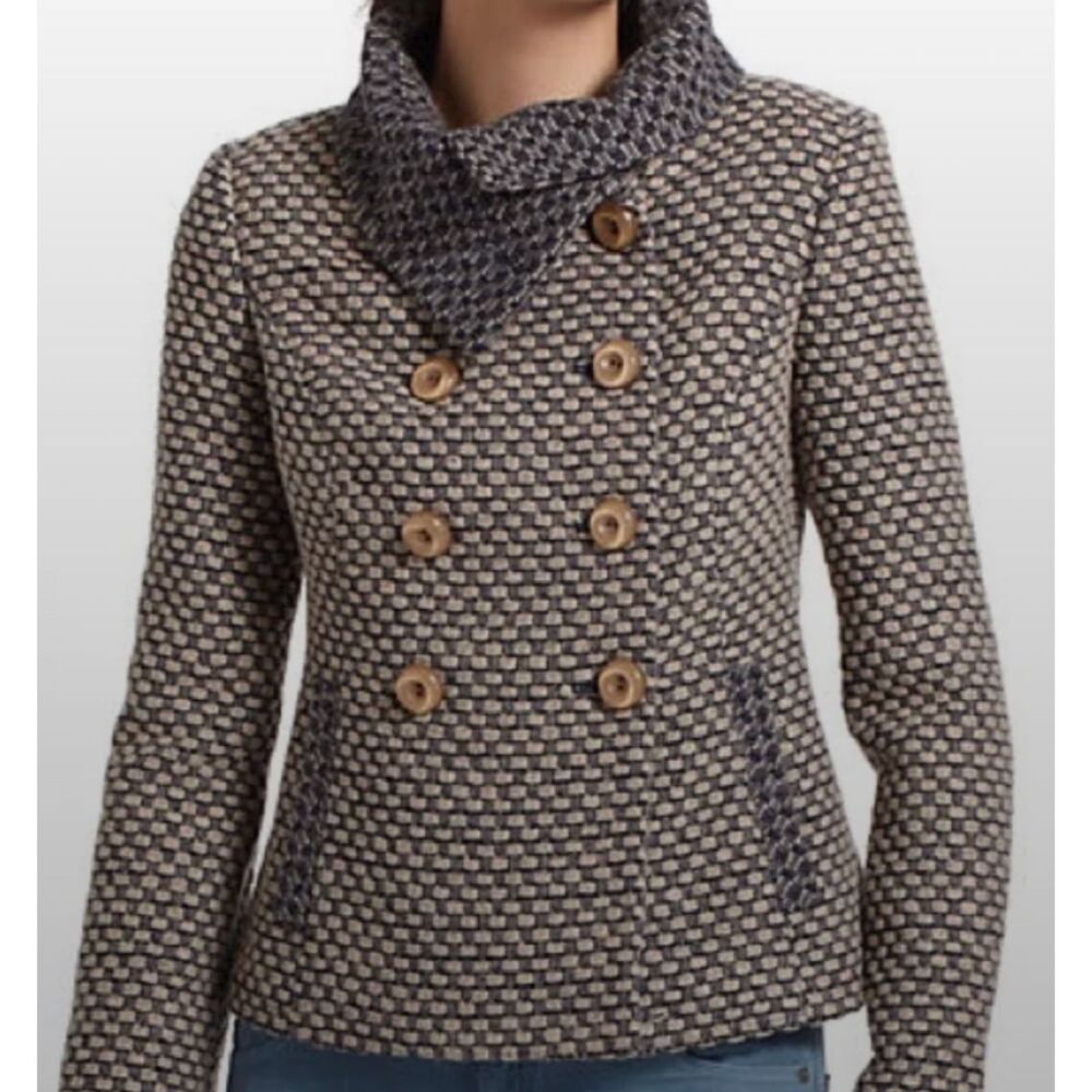 Anthropologie Tabitha Blazer Brown XL
